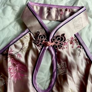 GORGEOUS CHINESE QIPAO HALTER CROP TOP